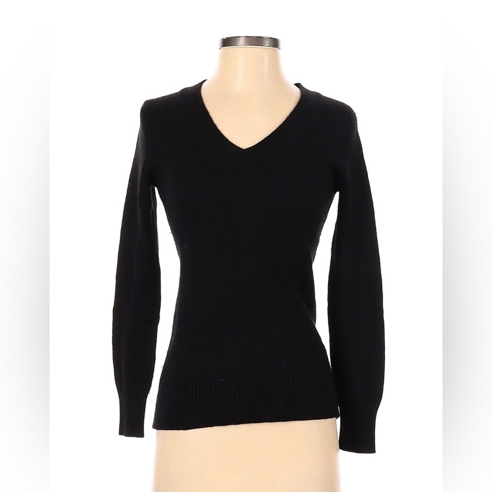 Banana Republic Classic Black Knit Top
